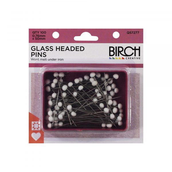 Large Glass Head Pins
