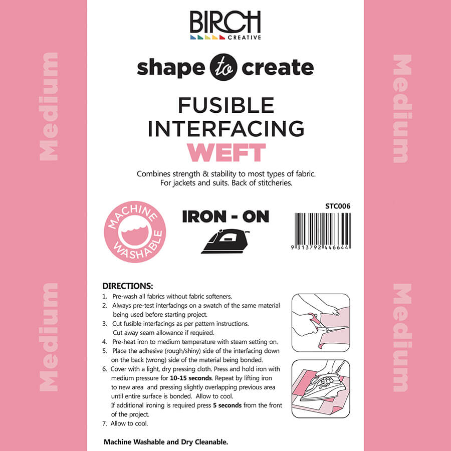Fusible Interfacing Weft  - medium (Iron-on)